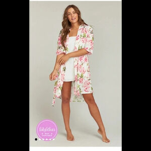 Show Me Your MuMu Brie Robe In Garden Of Blooms